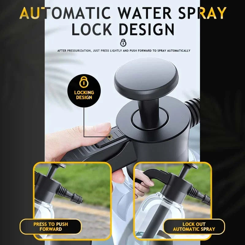High-Pressure Foam Sprayer 2L – for Car Wash & Gardening 🌿